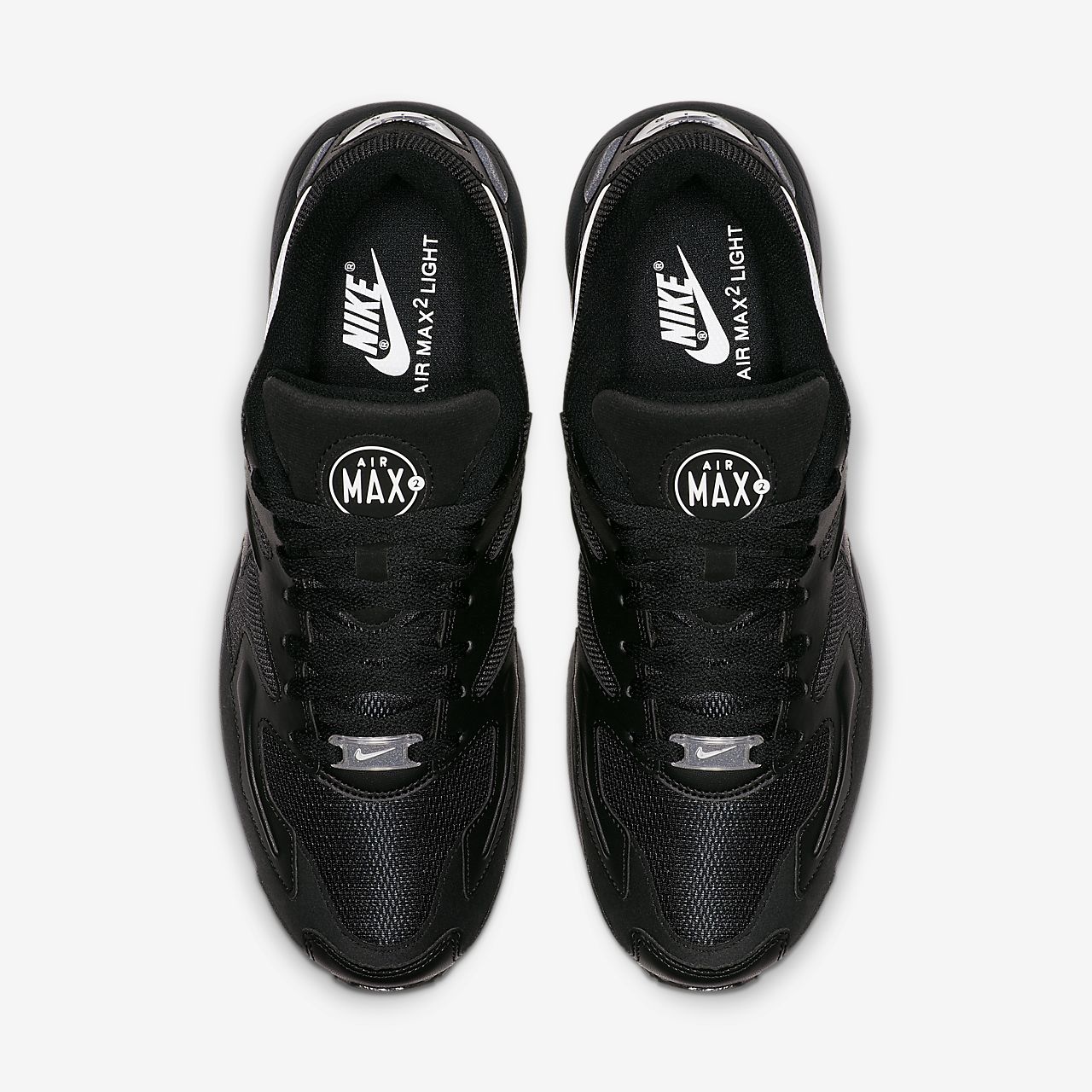 Nike Air Max2 Light - Sneakers - Sort/MørkeGrå/Hvide | DK-82943
